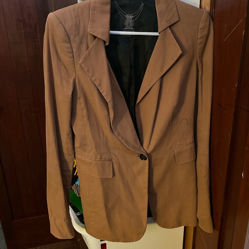 Women's Brown Blazer juyci counture